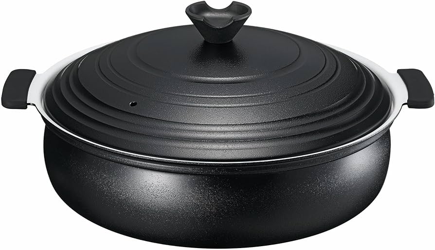 Amazon.co.jp: カクセー(Kakusee) 卓上鍋 28cm 4-5人用 焼付塗装 両手